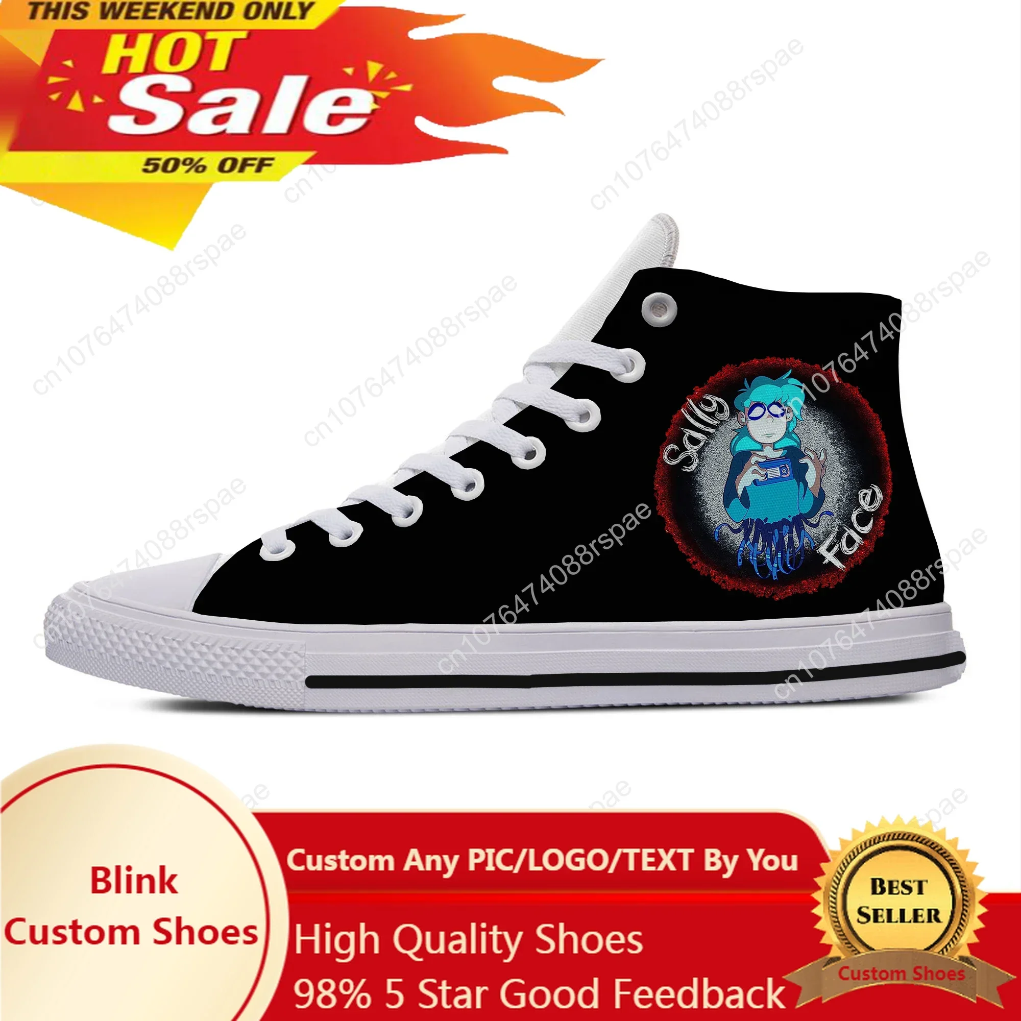 Board Games - Scarpe da ginnastica casual in tela,