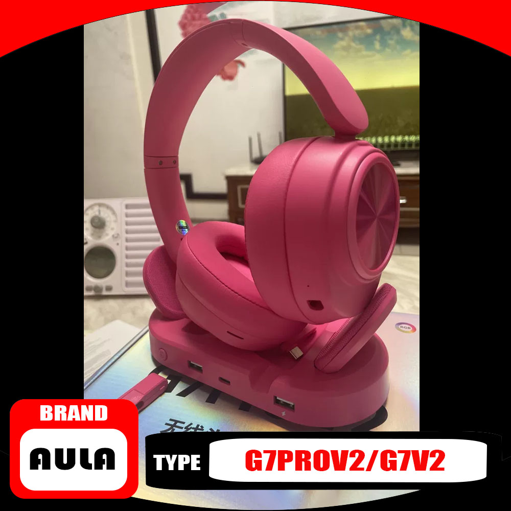 Video Games - Cuffie Over-Ear AULA G7 Pro V2