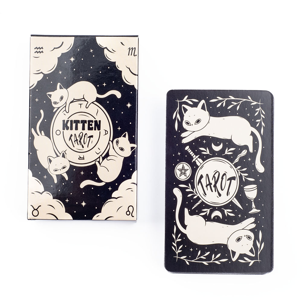 Mazzo di tarocchi gattino 78 p - Tarot Cards Deck With Guidebook recensione e prezzo