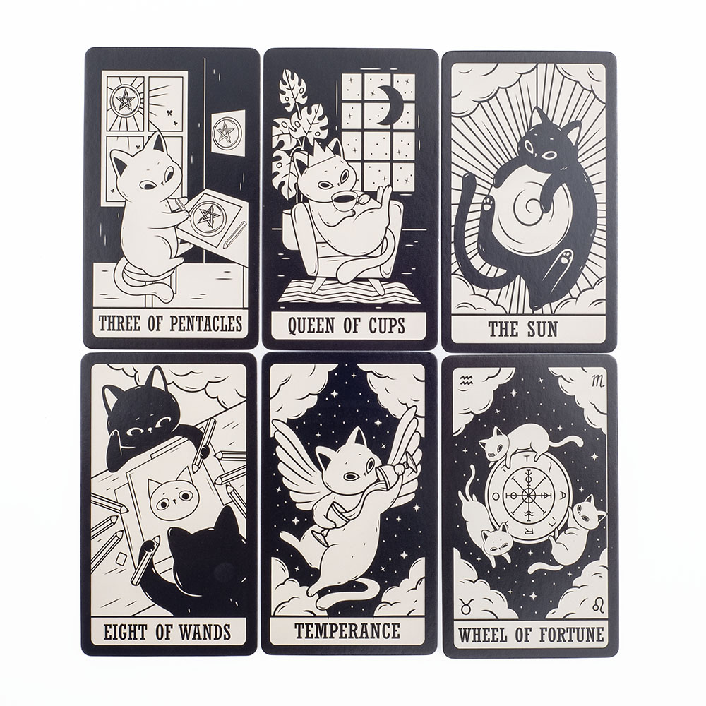 Mazzo di tarocchi gattino 78 p - Tarot Cards Deck With Guidebook recensione e prezzo