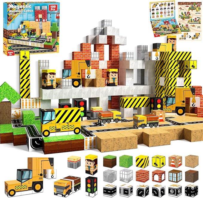 Blocchi magnetici da 100 pezzi - Magnetic Building Tiles Set 100Pcs recensione e prezzo