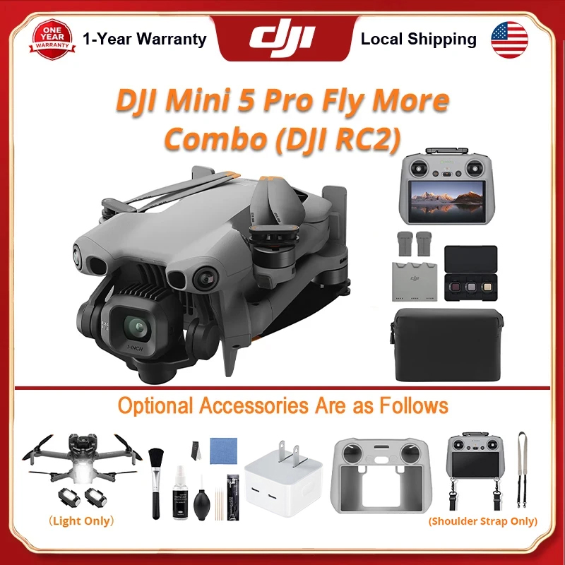 Kit Droni DJI Mini 5 Pro Fly C - Fpv Brushless Rc Drone 4K recensione e prezzo