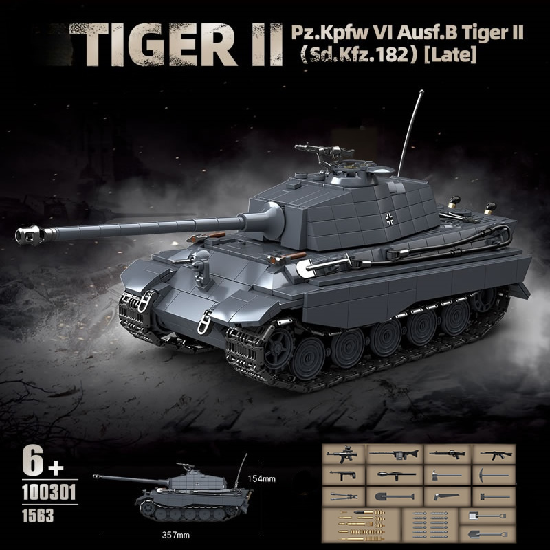 WW2 Militare Il Re Tigre Carro - Lego Compatible Military Tank recensione e prezzo