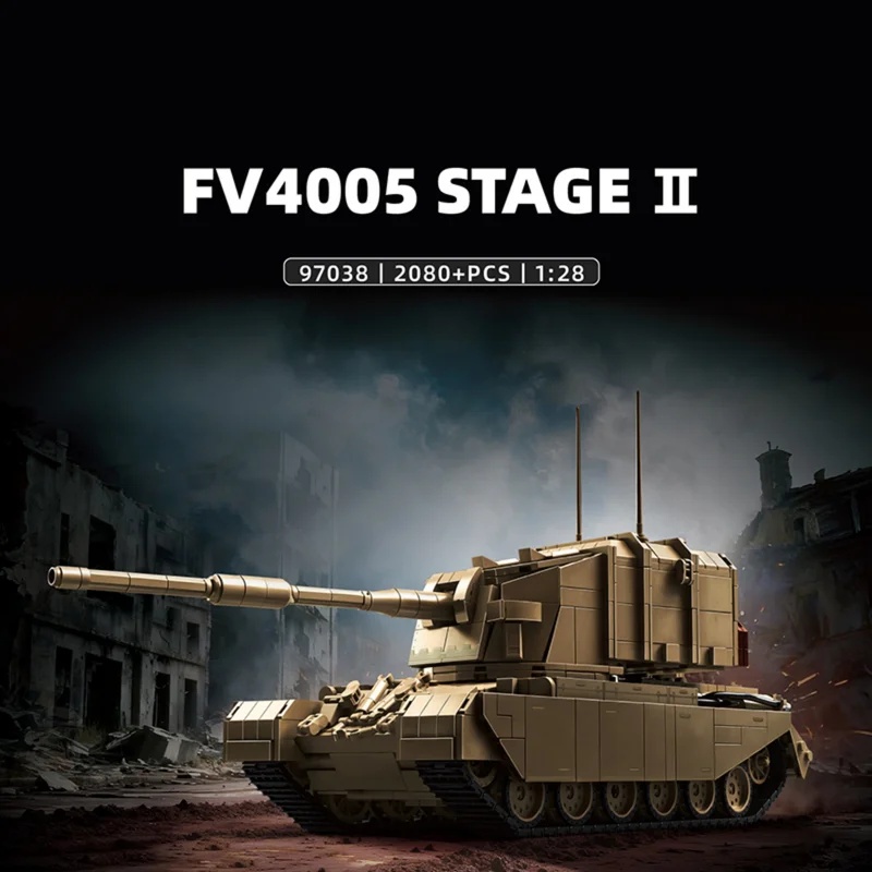 2080 pezzi FV4005 Britannico,  - Lego Compatible Military Tank recensione e prezzo