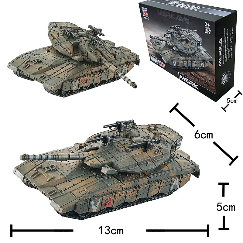 1/72 Israele Merkava Carro Arm - Lego Compatible Military Tank recensione e prezzo