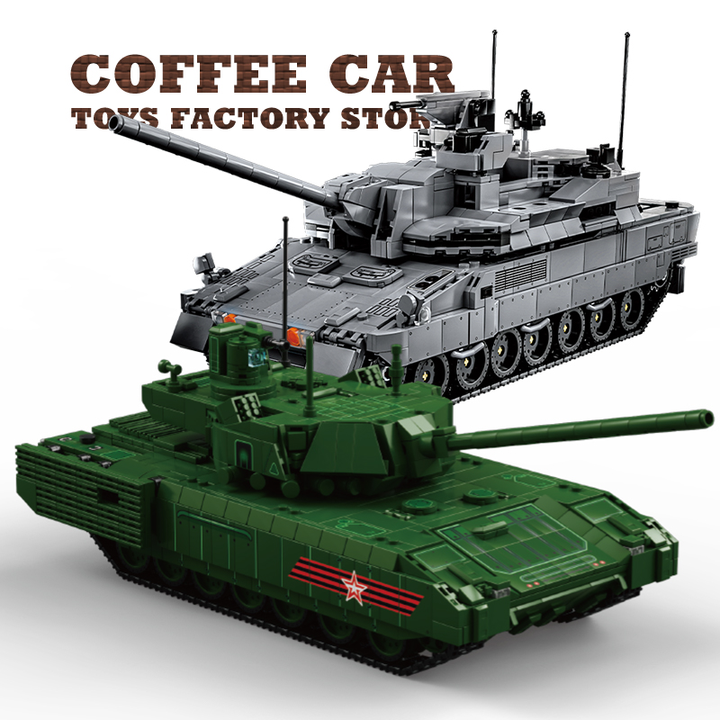 Carro Armato Principale T-14,  - Lego Compatible Military Tank recensione e prezzo
